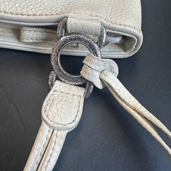 Brighton Joya Floral Leather Small Crossbody Bag Y2K Applique EUC‎ - Picture 6 of 14